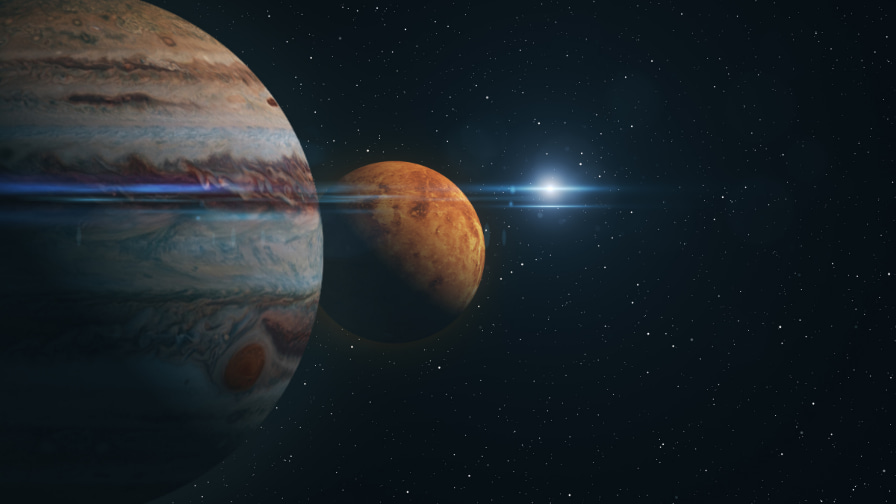 金星と木星